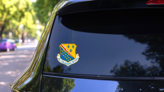 Air Force 82Nd Training Wing Sticker on a Rear Car Window (New) example