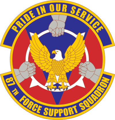Air Force 87Th Force Support Squadron Sticker