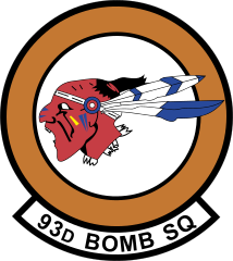 Air Force 93D Bomb Squadron Sticker