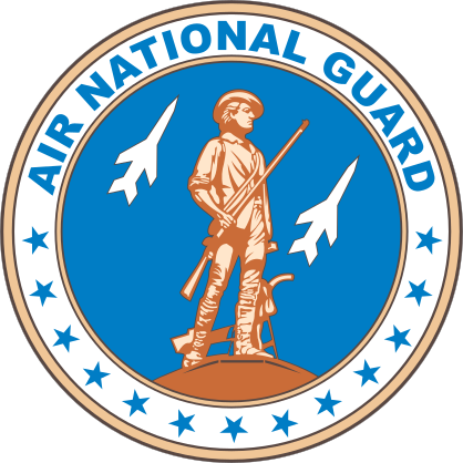 Air Force Air National Guard Circle Sticker