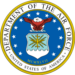 Air Force Department Of The Air Force Sticker