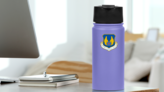 Air Force Material Command Sticker on a Water Bottle (New) example