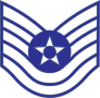 Air Force Rank E-6 Or-6 Technical Sergeant  Sticker