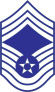 Air Force Rank E-9 Chief Master Sergeant  Sticker