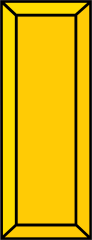 Air Force Rank  O-1 Second Lieutenant Sticker