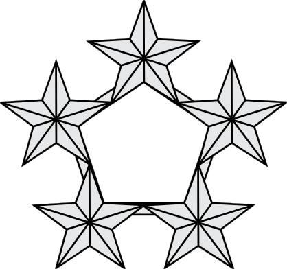 Air Force Rank Special General Of The Air Force  Sticker