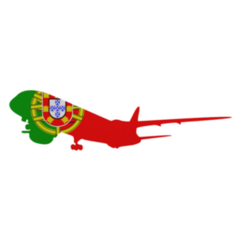 Aircraft National Flag Of Portugal Sticker