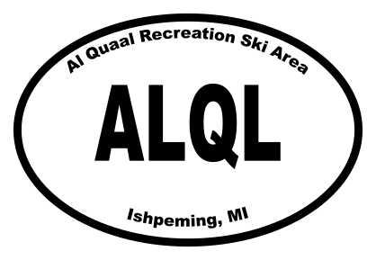 Al Quaal Recreation Ski Area Oval Sticker