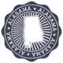 Alabama Stamp Travel Sticker