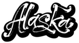 Alaska Grafiti Sticker
