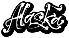 Alaska Grafiti Sticker