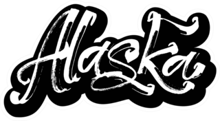 Alaska Grafiti Sticker