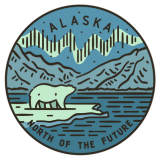 Alaska North Of The Future Sticker