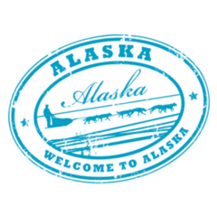 Alaska Oval Welcome To Alaska Sticker