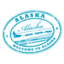 Alaska Oval Welcome To Alaska Sticker