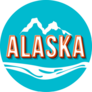 Alaska Vintage Lettering Sticker