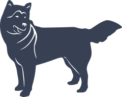 Alaskan Malamute Dog Sticker
