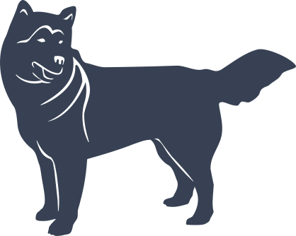 Alaskan Malamute Dog Sticker