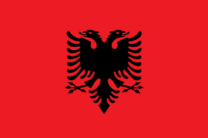 Albania Flag Sticker