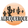 Albuquerque New Mexico Skyline Sticker
