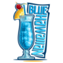 Alcohol Cocktail Blue Hawaiian Sticker