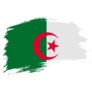 Algeria Brush Stroke Flag Sticker