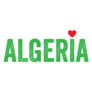 Algeria Country, I Love Algeria Lettering Sticker