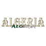 Algeria Light Bulb Lettering Sticker
