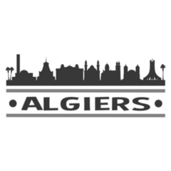 Algiers Algeria Travel City Skyline Sticker