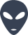 Alien Baby Boy Family Sticker