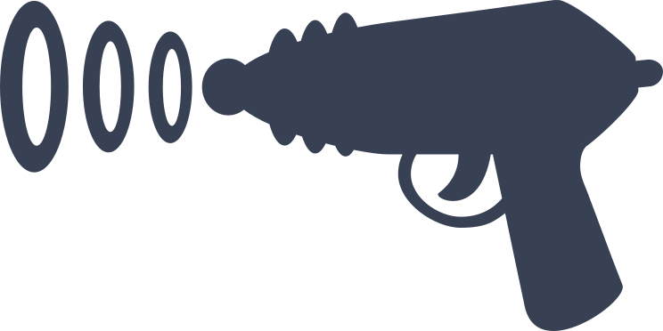 Alien Gun Sticker