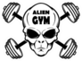 Alien Gym Fitness Sticker