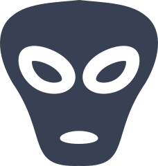 Alien Head Sticker