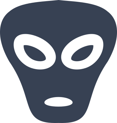 Alien Head Sticker