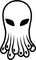 Alien Octopus Sticker