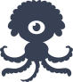 Alien Octopus With One Eye Sticker