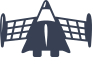 Alien Spaceship With Wings Sticker