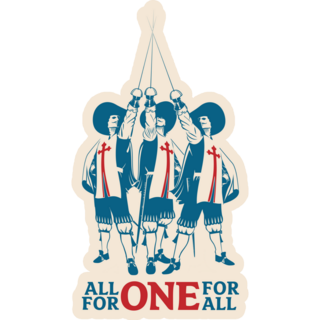 All For One For All Sticker