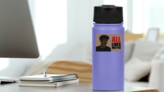 All Lives Matter Tears Sticker on a Water Bottle (New) example