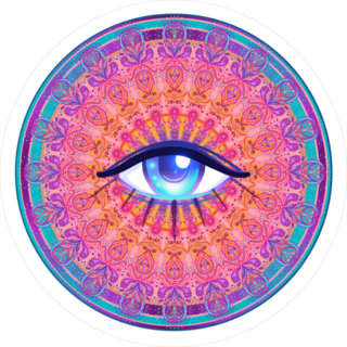 All Seeing Eye Boho Sticker