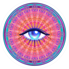 All Seeing Eye Boho Sticker