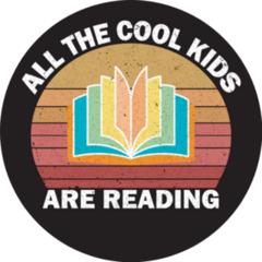 All The Cool Kids Are Reading Sticker