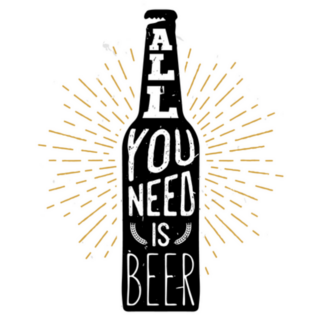 All You Need Is Beer Sticker 