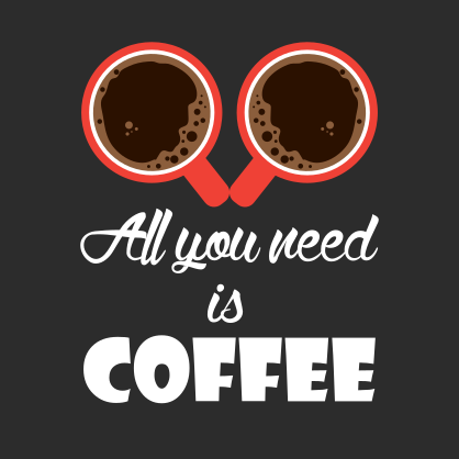 All You Need Is Coffee Sticker