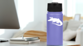 Alligator Crocodile Sticker on a Water Bottle (New) example