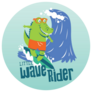 Alligator Little Wave Rider Sticker