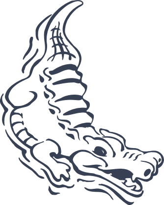 Alligator Or Crocodile Swimming Sticker