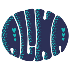 Aloha – Circular Lettering Sticker 