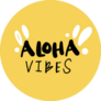 Aloha Vibes Hawaiian Saying Sticker
