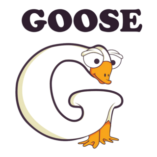 Alphabet Goose Sticker